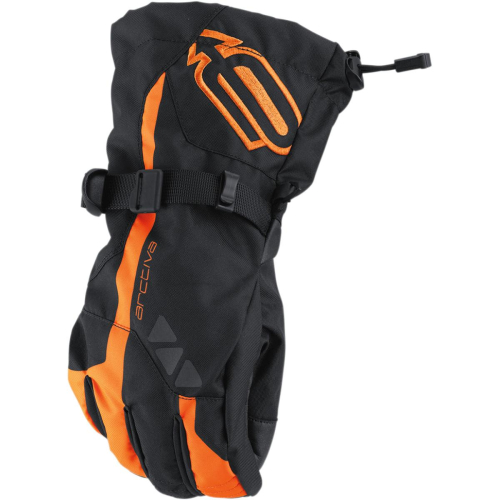 Arctiva - Arctiva Pivot Gloves - 3340-1321 - Black/Orange - Small
