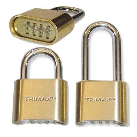 Trimax - Trimax Resettable Combination Padlock - 1.25in. x 5/16in. Diameter Shackle - TPC125