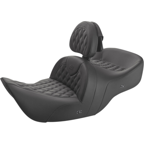 Saddlemen - Saddlemen Road Sofa LS Seat with Backrest - Heated - H01-07-182BRHCT