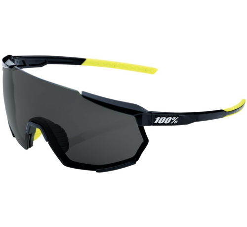 100% - 100% Racetrap 3.0 Sunglasses - 60004-00002 - Gloss Black/Smoke Lens - OSFM