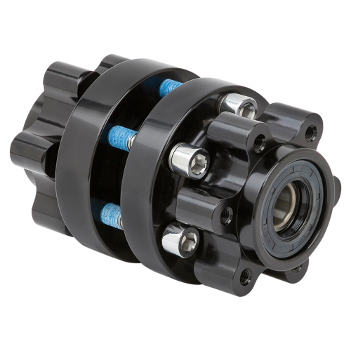 Arlen Ness - Arlen Ness Front Cartridge Hub Kit - Black - 17-7008-B