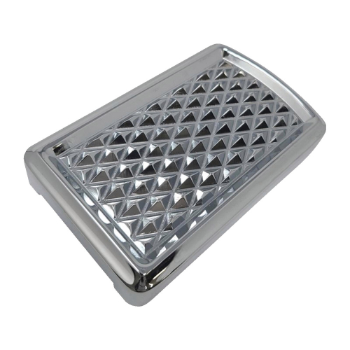 Covingtons - Covingtons Brake Pedal Pad - Diamondback - Chrome - C3044-C