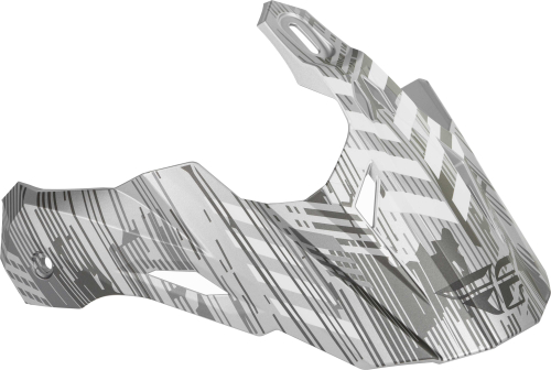 Fly Racing - Fly Racing Visor for Trekker Quantum Helmets - Matte Gray/Dark Gray/Black - 73-31302