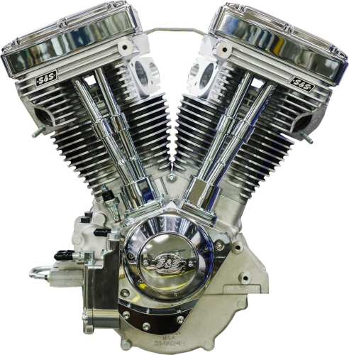 S&S Cycle - S&S Cycle V111 Long Block Natural Finish Engine - 310-1157
