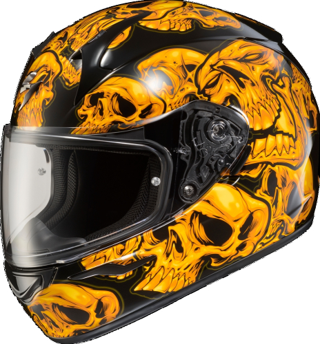 Scorpion - Scorpion EXO-R320 Skull-E Helmet - 32-3003 - Orange - Small