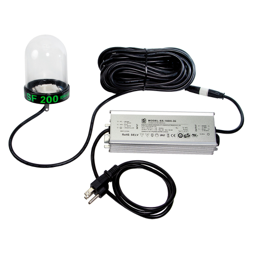 Hydro Glow - Hydro Glow LED Underwater Dock Light - 200W - 50&#39; Cord - Green