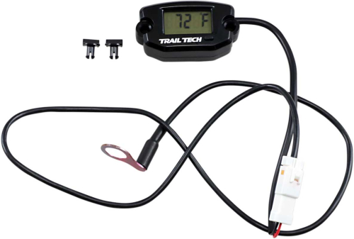 Trail Tech - Trail Tech Surface Mount Universal Temperature Meter w/ Spark Plug Sensor for Air Cooled Engine - 10mm - Black - 742-ET1