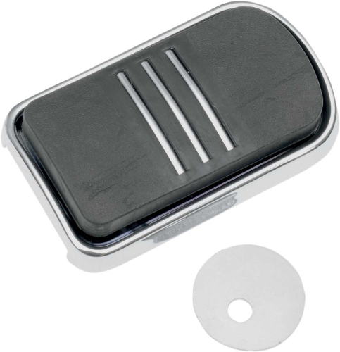 Drag Specialties - Drag Specialties Streamline Brake Pedal Pad - Chrome - B35-0221