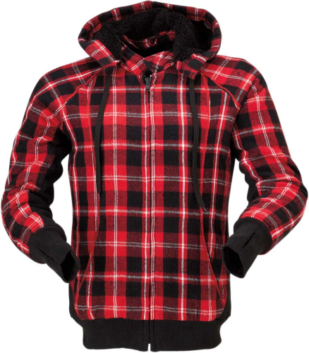 Z1R - Z1R Lumberjill Womens Jacket - 2840-0121 - Red/Black - Medium