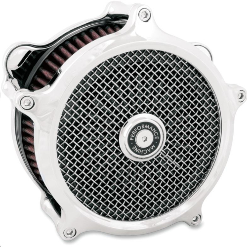 Performance Machine - Performance Machine Super Gas Air Cleaner - Chrome - 0206-2149-CH