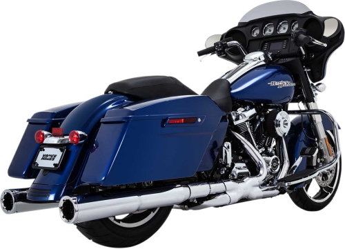 Vance & Hines - Vance & Hines Power Duals Head Pipes - Chrome - 16871
