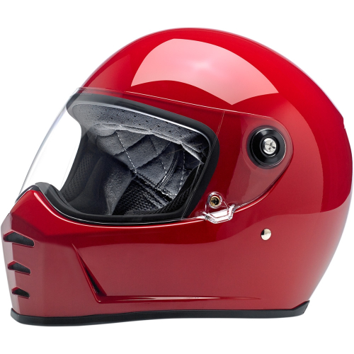 Biltwell Inc. - Biltwell Inc. Lane Splitter Helmet - 1004-837-101 - Gloss Blood Red - X-Small