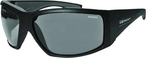 Bomber - Bomber Ahi Bomb Polarized Floating Sunglasses - AH111 - Matte Black / Smoke Lens - OSFM