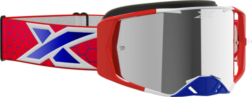 EKS Brand - EKS Brand Lucid Goggles - 067-11030 - Patriot / Silver Mirror Lens - OSFM