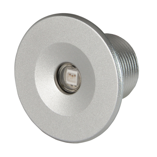 Lumitec - Lumitec Echo Courtesy Light - Brushed Housing - Blue Light