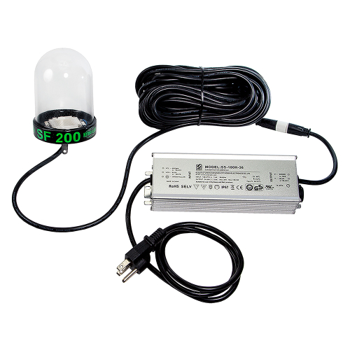 Hydro Glow - Hydro Glow LED Underwater Dock Light - 200W - 50&#39; Cord - Blue