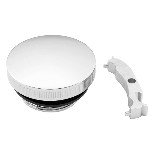 Bikers Choice - Bikers Choice Ratchet Style Gas Cap - Domed - 012157