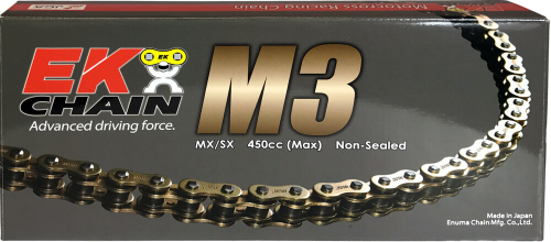 EK Chain - EK Chain Clip Connecting Link for 520 M3 Chain - Gold - 520M3-SPJ/G