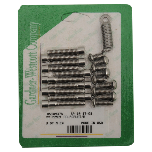 Gardner-Westcott - Gardner-Westcott Primary Stainless Steel Socket-Head Bolt Kit - SP-10-17-08