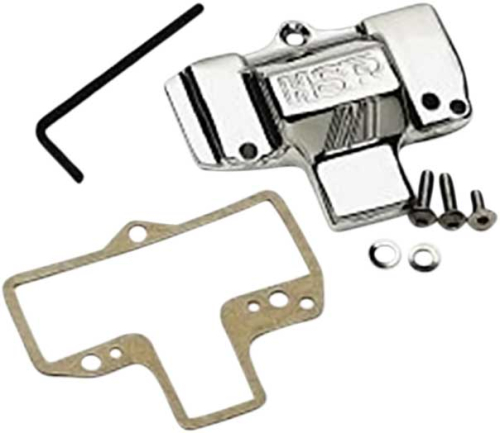 Mikuni - Mikuni Chrome Carb Top Cover With  Logo - KHS-029
