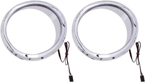 Ciro - Ciro Chrome Front Speaker Accents with LED Lights - 42100