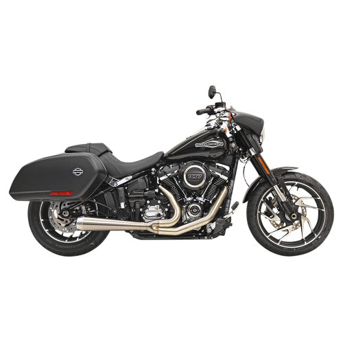 Bassani Manufacturing - Bassani Manufacturing Road Rage III 2-Into-1 Exhaust System - Stainless Steel - 1S81SS