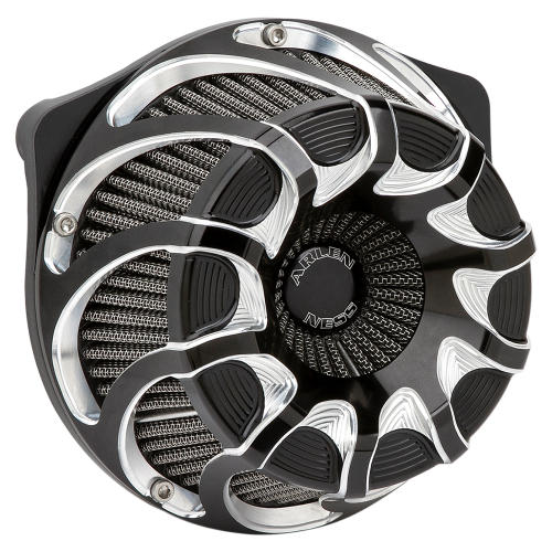 Arlen Ness - Arlen Ness Inverted Series Air Cleaner Kit - Drift - Black - 18-985