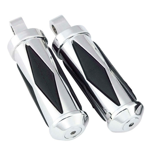 Bikers Choice - Bikers Choice Chrome-N-Cushion Diamond Pegs - 74425S4