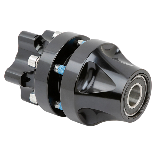 Arlen Ness - Arlen Ness Front Cartridge Hub Kit Single Disc - Black - 17-6062-B