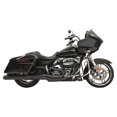 Bassani Manufacturing - Bassani Manufacturing B4 Straight Exhaust System - Black - 1F58RB