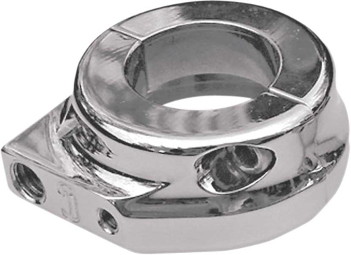 Joker Machine - Joker Machine JX Series Single-Cable Throttle Housing - 5/16in.-18 Thread-In Cable - Chrome - 03-147