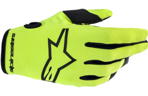 Alpinestars - Alpinestars Radar Gloves - 3561823-551-XXL - Yellow Fluo/Black - 2XL