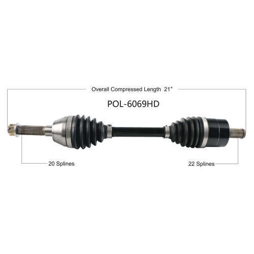 Open Trail - Open Trail HD 2.0 Front Axle - POL-6069HD