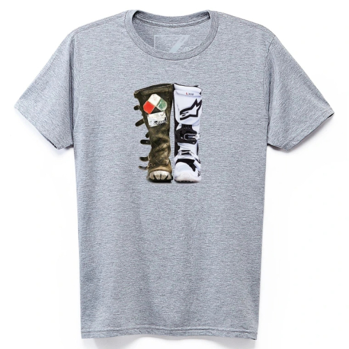 Alpinestars - Alpinestars Roots T-Shirt - 1119-72028-1026-2XL - Gray Heather - 2XL