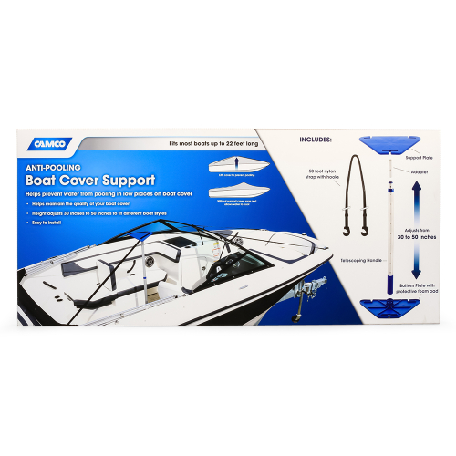 Camco - Camco Adjustable Boat Cover Support Kit