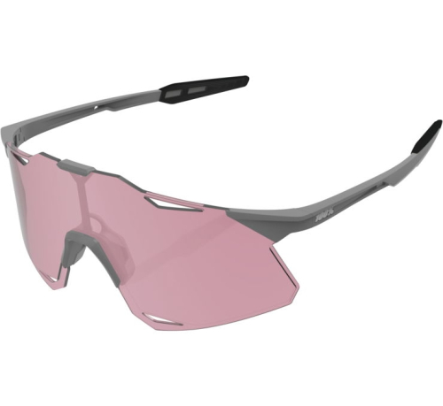 100% - 100% Hypercraft Sunglasses - 60000-00005 - Matte Stone Gray/Hiper Coral Lens - OSFM