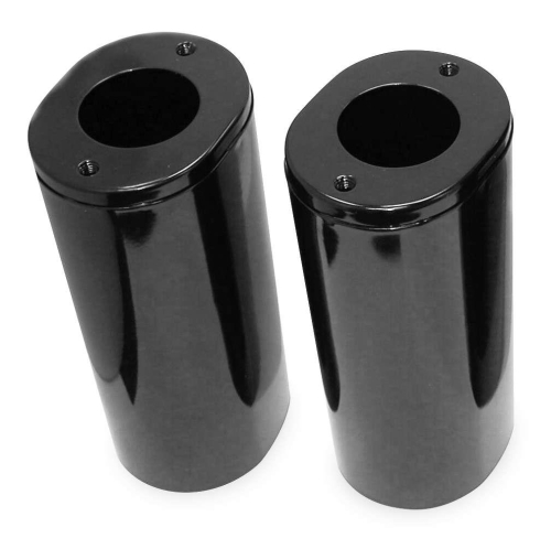 Bikers Choice - Bikers Choice Fork Tube Covers - (+2over) - Black - 302606