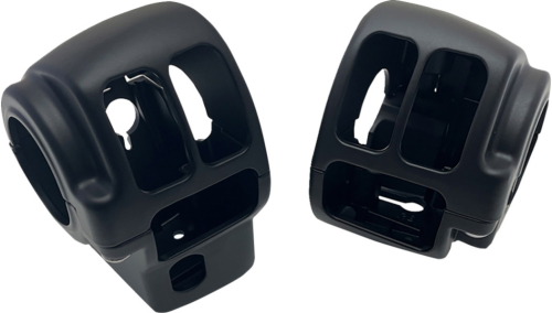 Drag Specialties - Drag Specialties Switch Housing Kit - Matte Black - 0616-0397