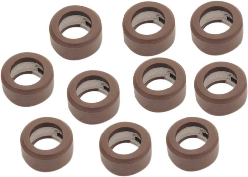 Drag Specialties - Drag Specialties Lower Fitting Seals with Ferrule for Oil Filter Line Kit - 0711-0227