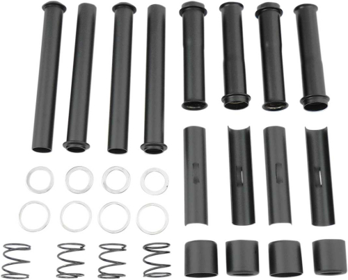 Drag Specialties - Drag Specialties Satin Black Pushrod Tube Kit - 0928-0044