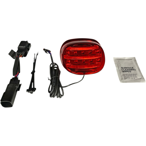 Custom Dynamics - Custom Dynamics Probeam Add-On Mini Taillights for Turn Signal Eliminator - Red Lens - PB-ELIMTL-BCM-R