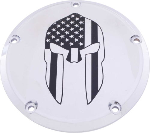 Custom Engraving LTD - Custom Engraving LTD Culture Derby Cover for Spartan - Chrome - M8 Softail - PATR20-67