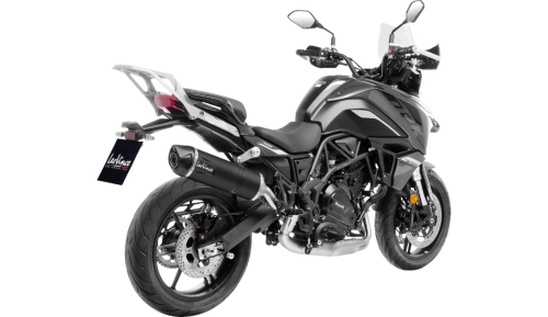 Leo Vince - Leo Vince LV One EVO Slip-On Muffler - Black - Stainless Steel - 14446EBU