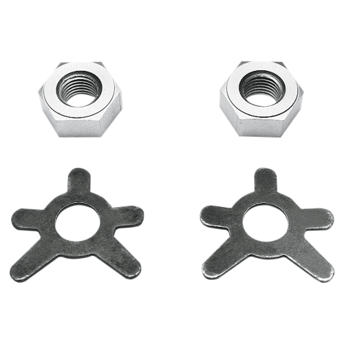Colony - Colony Brake Shaft Nut and Lock Kit - Cadmium - 7820-4