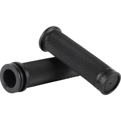 Thrashin Supply Company - Thrashin Supply Company Moto Grips - 1in. -- Black - TSC-2711-1