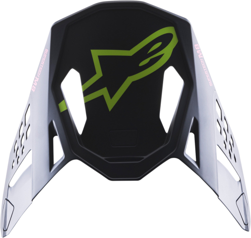 Alpinestars - Alpinestars Visor for S-M8 Supertech Helmets - Echo/Black/Blue/Fluo Yellow/Purple - 8982621-1759
