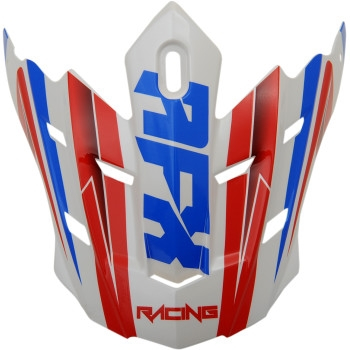 AFX - AFX Peak for FX-17 Helmets - Force Red/ White/Blue - 0132-1183