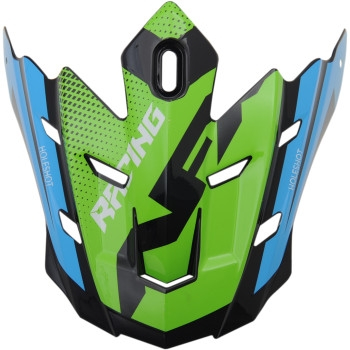 AFX - AFX Peak for FX-17 Helmets - Holeshot Navy Blue/Green/Blue - 0132-1187
