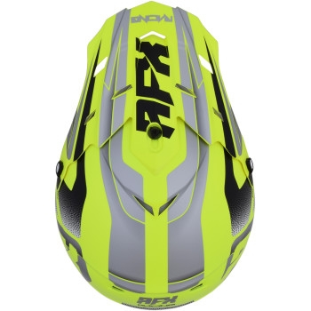 AFX - AFX Peak for FX-17 Helmets - Force Matte Neon Yellow/Silver - 0132-1177