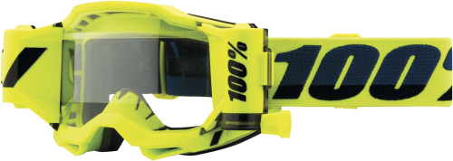 100% - 100% Accuri 2 Forecast Film System Goggles - 50221-901-04 - Yellow / Clear Lens - OSFA